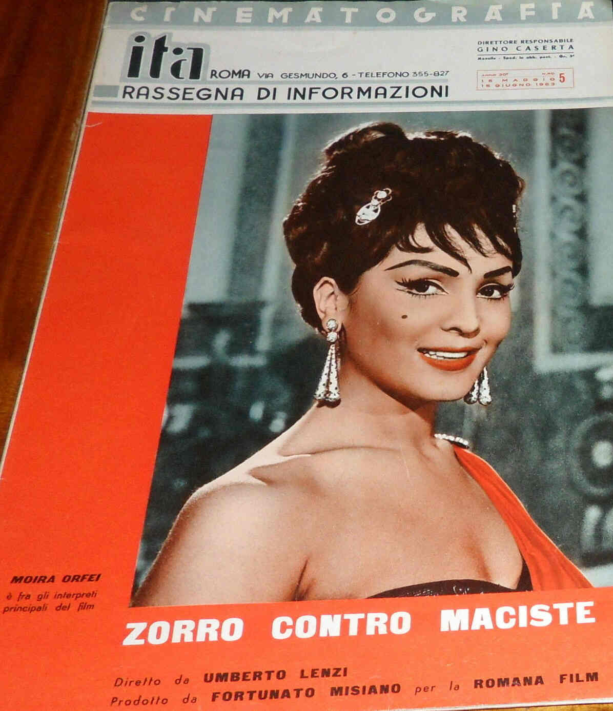 CINEMATOGRAFIA ITA magazine cover May/June 1963
