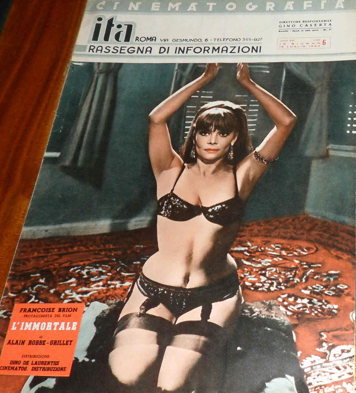 CINEMATOGRAFIA ITA magazine cover June/July 1963