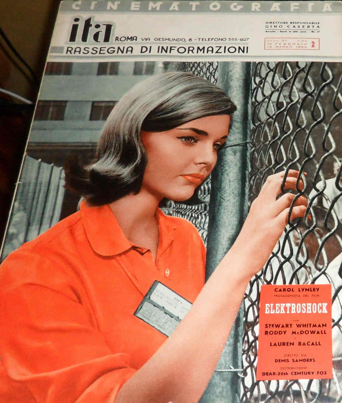 CINEMATOGRAFIA ITA magazine cover February/March 1964