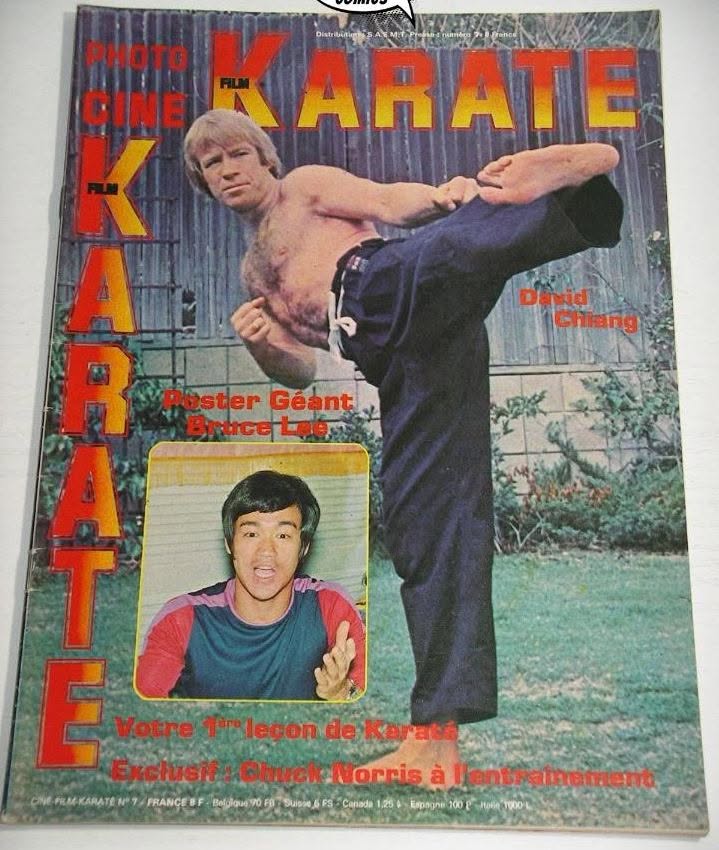 CINE FILM KARATE magazine side cover Issue 7   1976