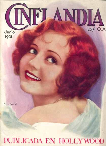 CINELANDIA magazine side cover June 1931