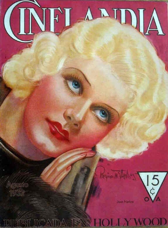 CINELANDIA magazine side cover August 1932