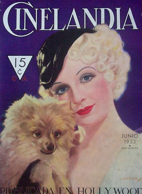 CINELANDIA magazine side cover June 1933