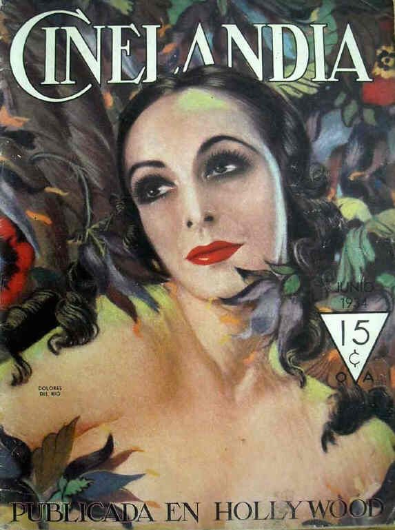 CINELANDIA magazine side cover June 1934