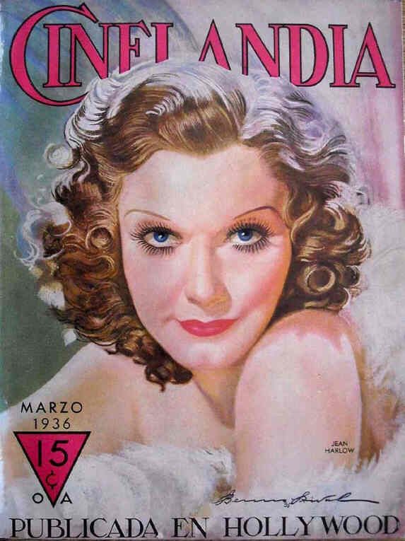 CINELANDIA magazine side cover March 1936