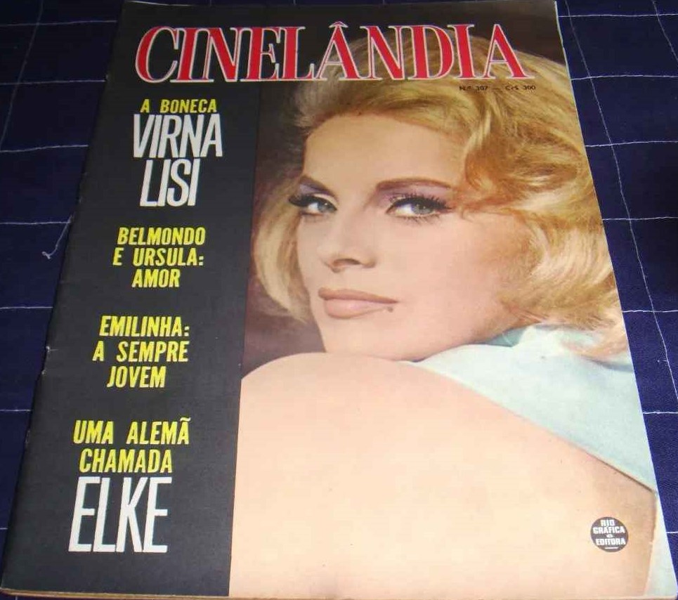 CINELANDIA (Br) magazine side cover Issue 307   1966