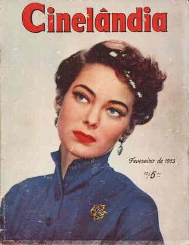 CINELANDIA (Br) magazine side cover Issue 10  1953