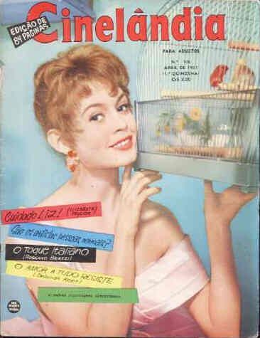 CINELANDIA (Br) magazine side cover Issue 106  1957