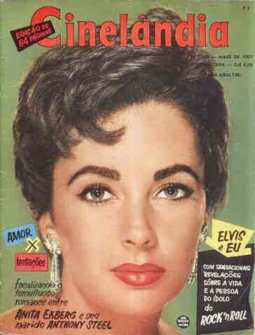 CINELANDIA (Br) magazine side cover Issue 108  1957