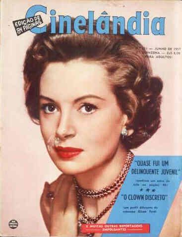 CINELANDIA (Br) magazine side cover Issue 111  1957