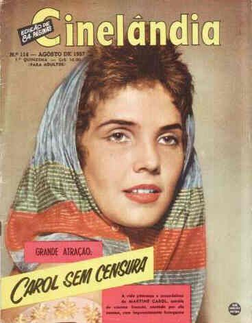 CINELANDIA (Br) magazine side cover Issue 114  1957