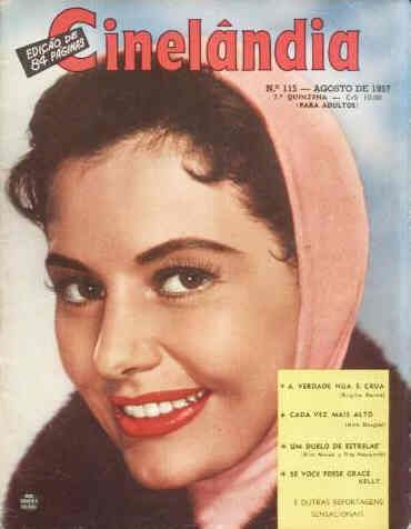 CINELANDIA (Br) magazine side cover Issue 115  1957