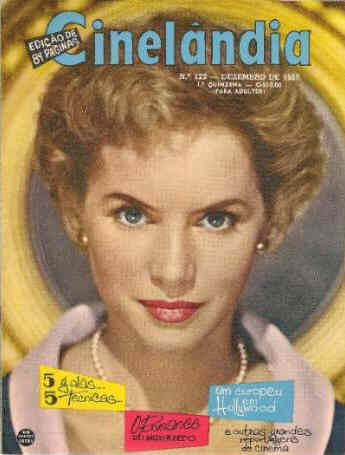CINELANDIA (Br) magazine side cover Issue 122  1957