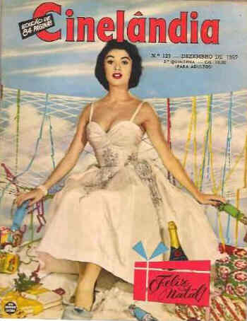 CINELANDIA (Br) magazine side cover Issue 123  1957