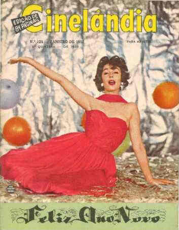 CINELANDIA (Br) magazine side cover Issue 124  1958