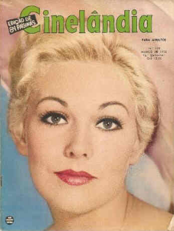 CINELANDIA (Br) magazine side cover Issue 129  1958