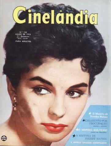 CINELANDIA (Br) magazine side cover Issue 136  1958