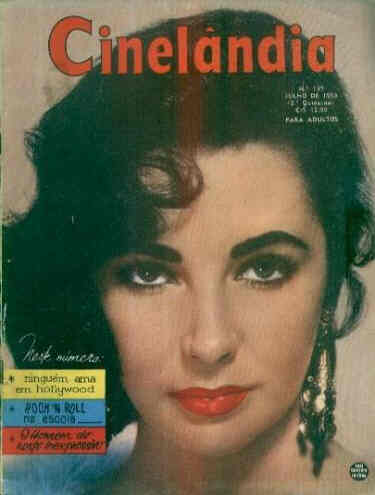 CINELANDIA (Br) magazine side cover Issue 137  1958