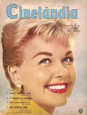 CINELANDIA (Br) magazine side cover Issue 138  1958