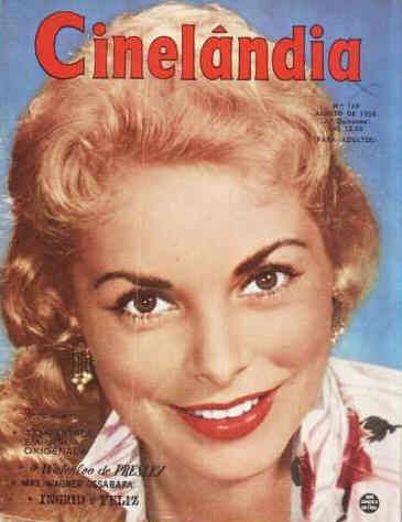 CINELANDIA (Br) magazine side cover Issue 139  1958
