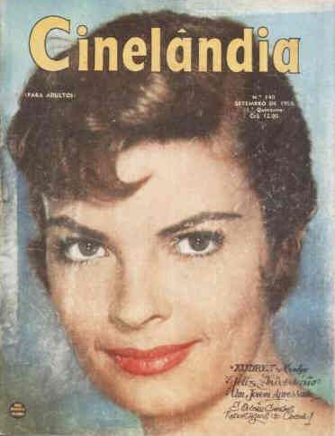 CINELANDIA (Br) magazine side cover Issue 140  1958
