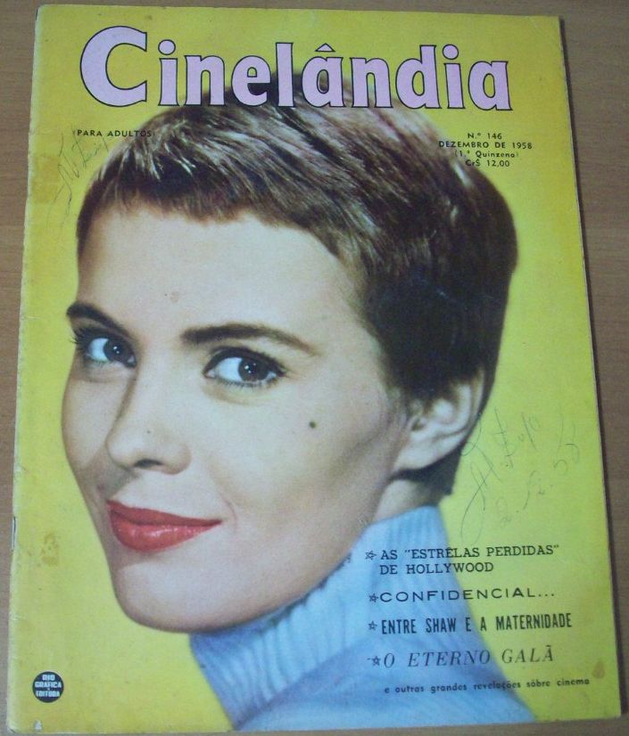 CINELANDIA (Br) magazine side cover Issue 146  1958