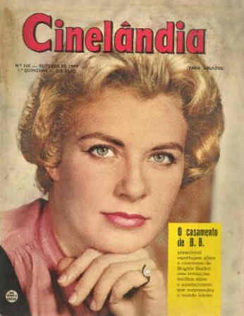 CINELANDIA (Br) magazine side cover Issue 166  1959