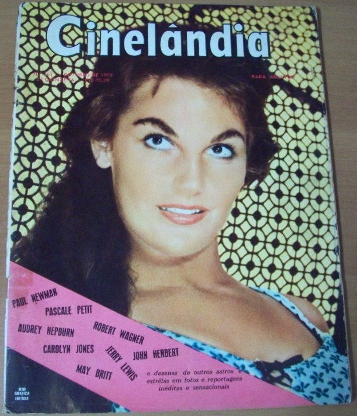 CINELANDIA (Br) magazine side cover Issue 167  1959