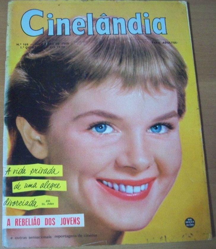 CINELANDIA (Br) magazine side cover Issue 168  1959