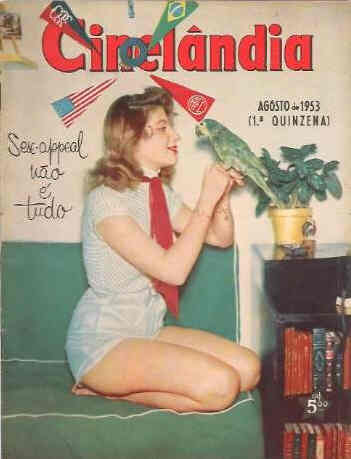 CINELANDIA (Br) magazine side cover Issue 18  1953