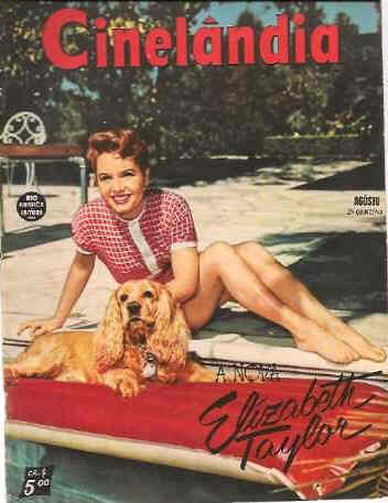 CINELANDIA (Br) magazine side cover Issue 19  1953