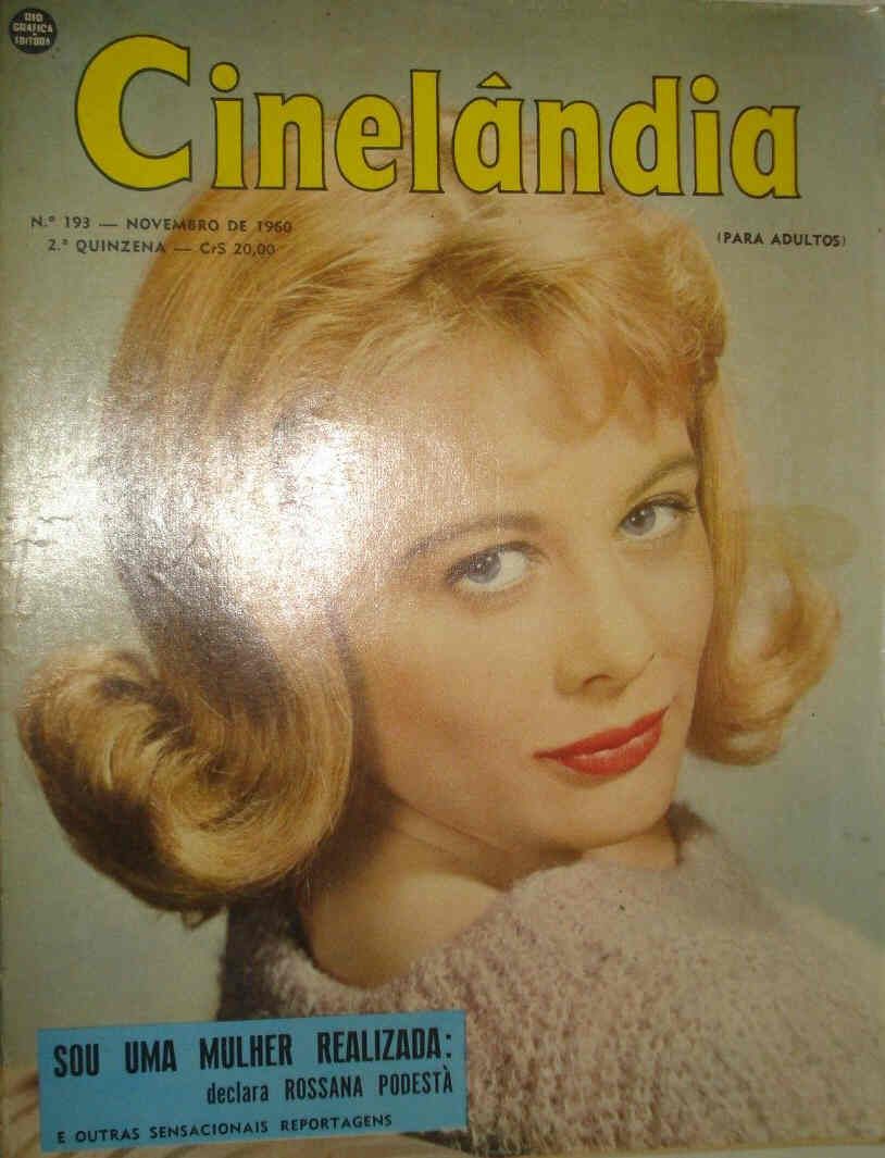 CINELANDIA (Br) magazine side cover Issue 193 November 1960