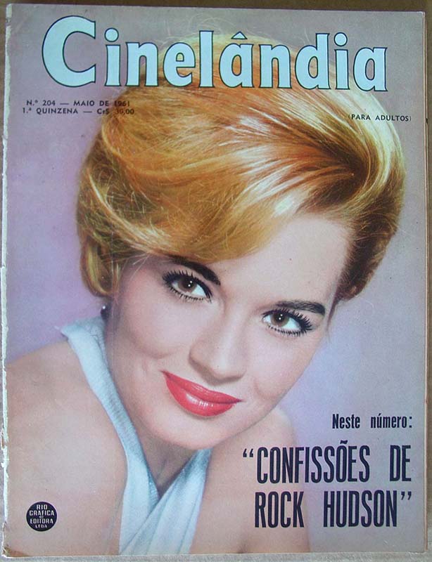 CINELANDIA (Br) magazine side cover Issue 204 1 May 1961