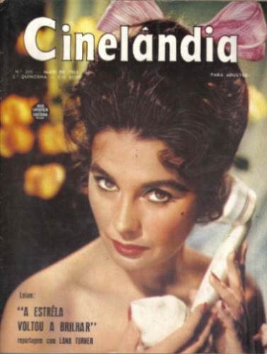 CINELANDIA (Br) magazine side cover Issue 205  1961