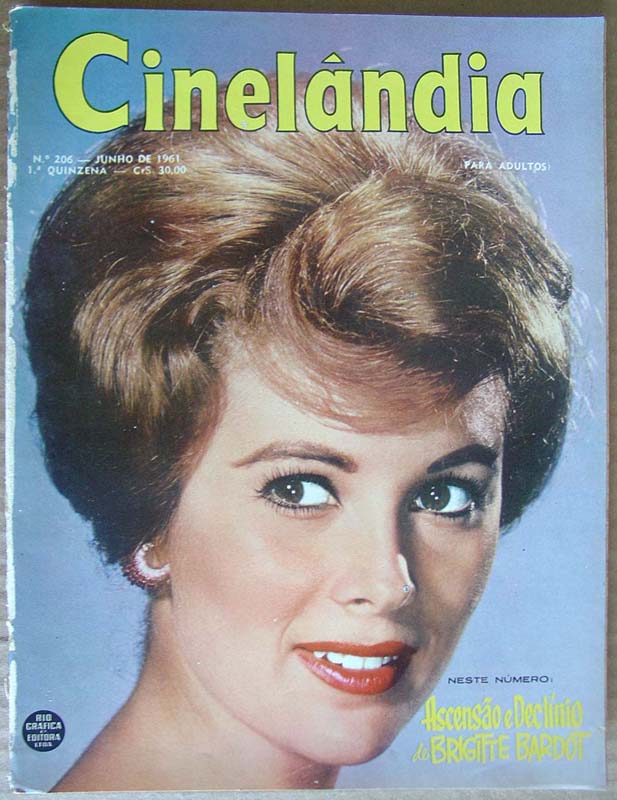 CINELANDIA (Br) magazine side cover Issue 206 1 June 1961