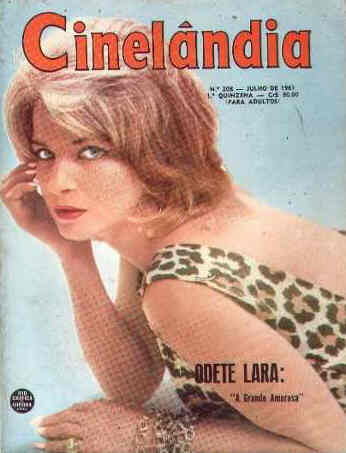 CINELANDIA (Br) magazine side cover Issue 208  1961