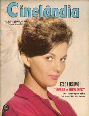 CINELANDIA (Br) magazine side cover Issue 210  1961
