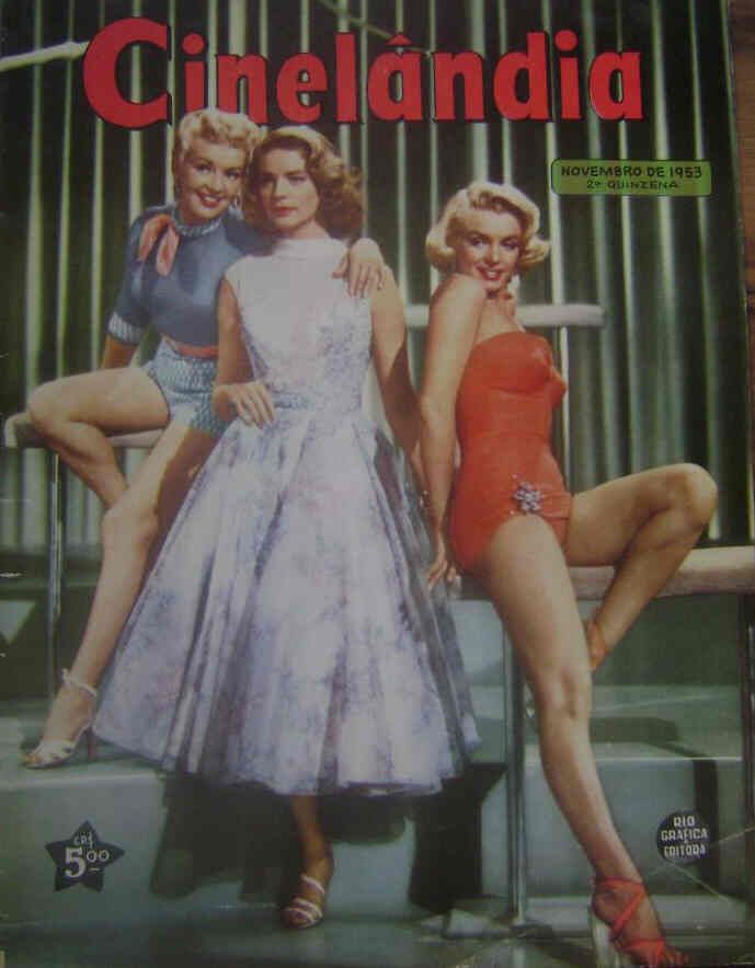 CINELANDIA (Br) magazine side cover Issue 25  1953