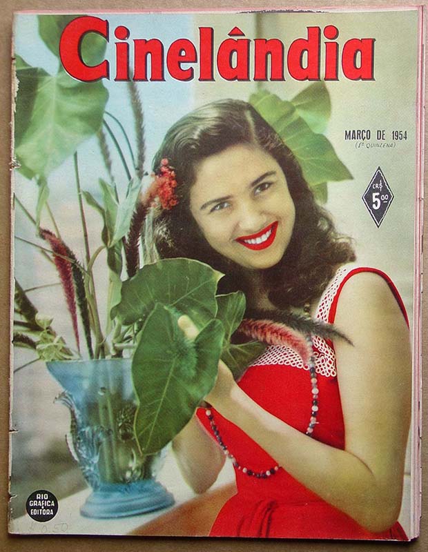 CINELANDIA (Br) magazine side cover Issue 32  1954