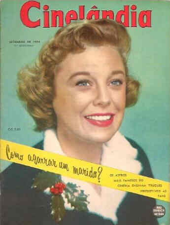 CINELANDIA (Br) magazine side cover Issue 44  1954