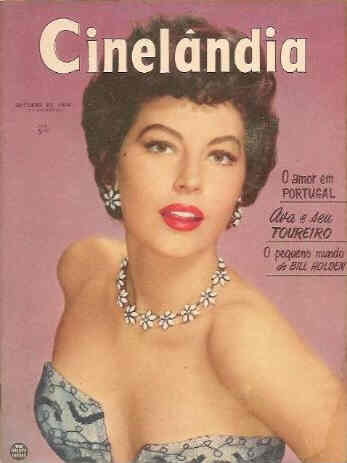 CINELANDIA (Br) magazine side cover Issue 47  1954