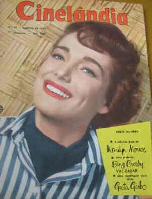 CINELANDIA (Br) magazine side cover Issue 50  1954