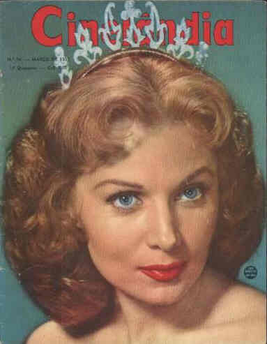 CINELANDIA (Br) magazine side cover Issue 56  1955