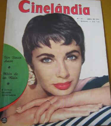 CINELANDIA (Br) magazine side cover Issue 58  1955