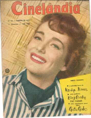 CINELANDIA (Br) magazine side cover Issue 66  1955