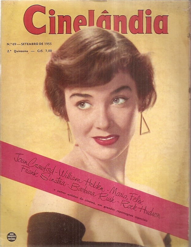 CINELANDIA (Br) magazine side cover Issue 69  1955