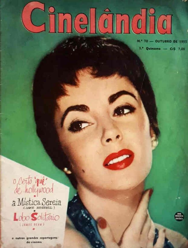 CINELANDIA (Br) magazine side cover Issue 70  1955