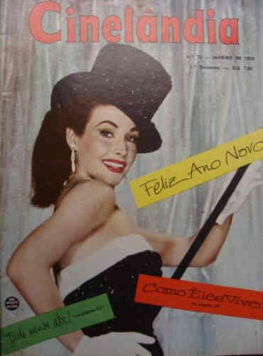 CINELANDIA (Br) magazine side cover Issue 76  1956