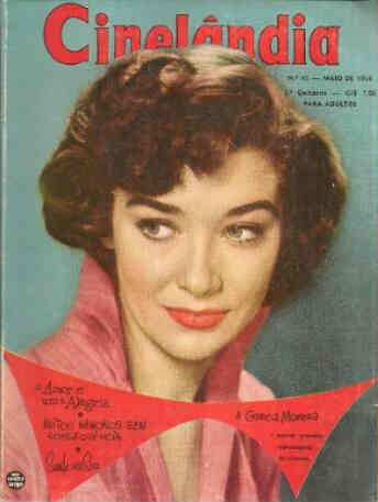 CINELANDIA (Br) magazine side cover Issue 85  1956