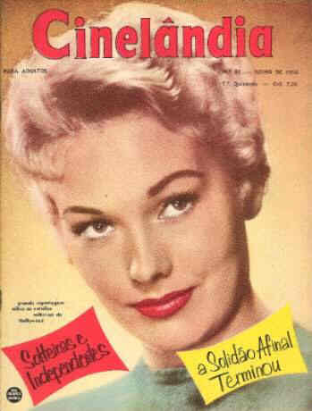CINELANDIA (Br) magazine side cover Issue 88  1956